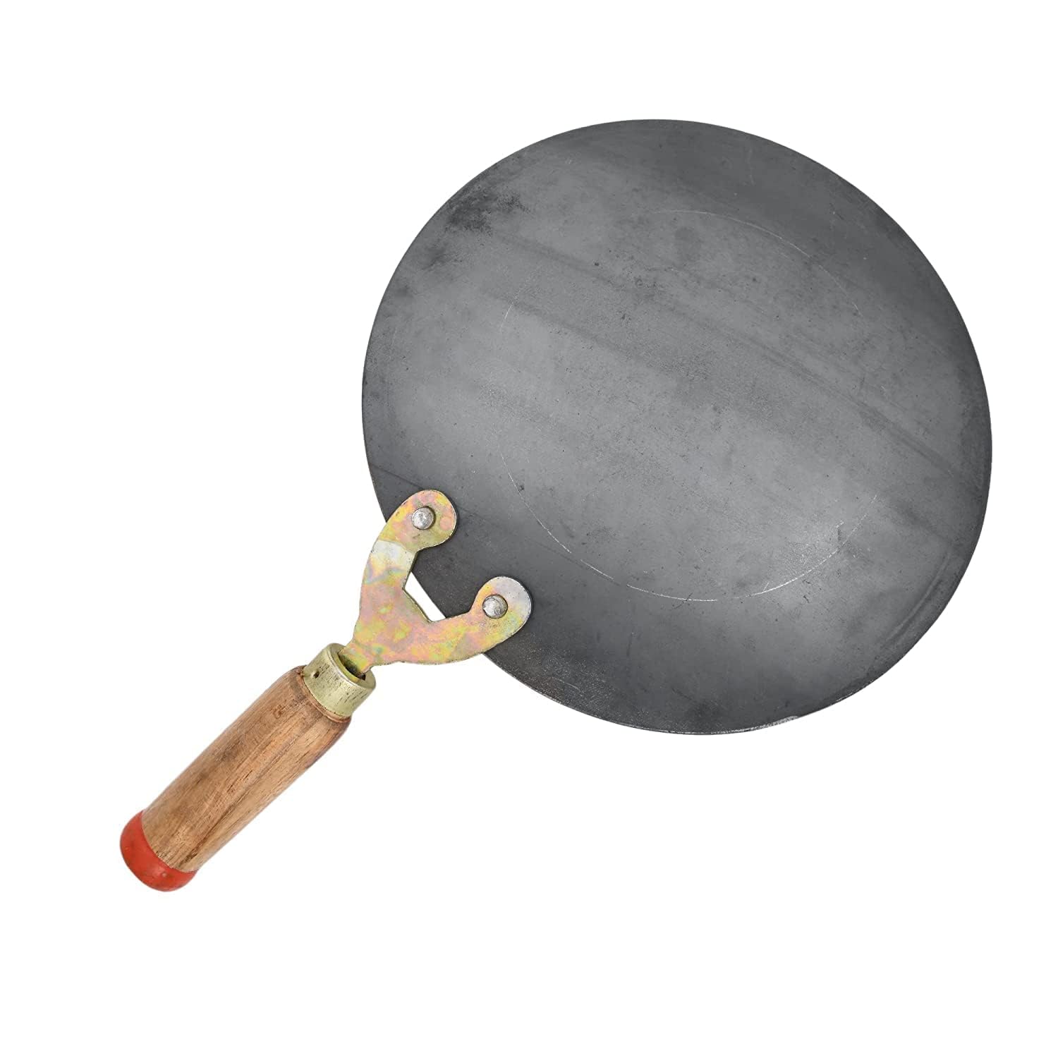 Nutlase Iron Tawa, Original Handmade Loha Iron Lokhand Roti/Chapati Tawa With Wooden Handle (Original Tawa Purchased Only Sold A